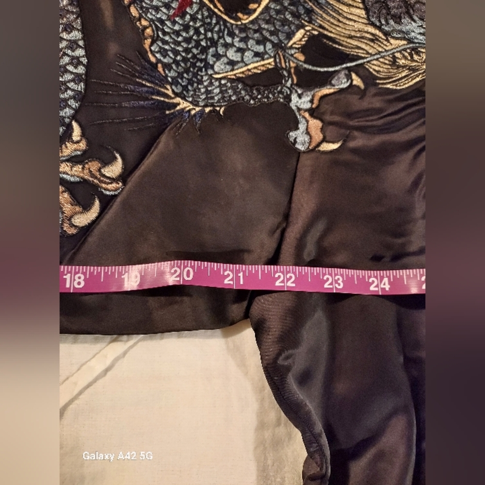 NWT Koisea satin bomber jacket, unisex size M (oversized for women) - Picture 11 of 12
